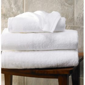 Pachet 6 Prosoape bumbac, alb, fara bordura 50x90 cm - 450gr/mp