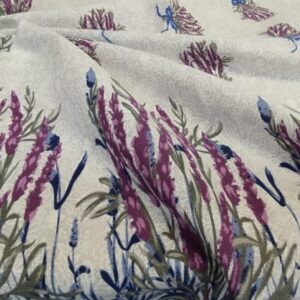 Fata de masa Kotonia Home - Picnic, 100% bumbac, 160x300 cm, creton, decor lavanda - imagine 3