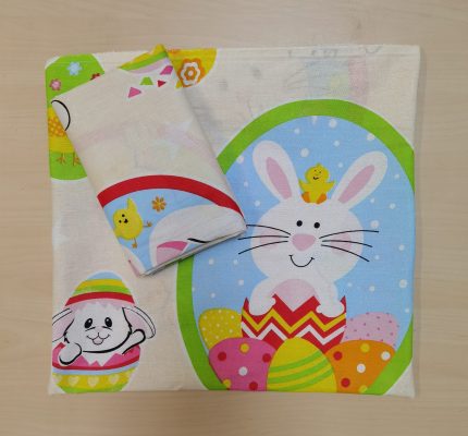 Set 2 fete perna Paste, 40x40 cm 7 crem