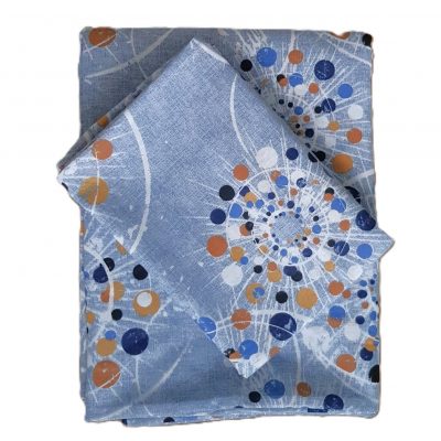 Pachet cearceaf de pat 220x240 cm + 2 fete de perna 50x70 cm, tesatura clasica neteda, 100% bumbac, 01 - imagine 2