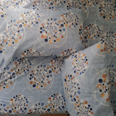 Pachet cearceaf de pat 220x240 cm + 2 fete de perna 50x70 cm, tesatura clasica neteda, 100% bumbac, 01 - imagine 3