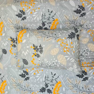 Pachet cearceaf de pat 220x240 + 2 fete de perna 50x70 cm, tesatura clasica neteda, 100% bumbac, 011 - imagine 2