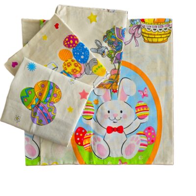 Pachet 4 fete perna Decor Paste, 40x40 cm, crem