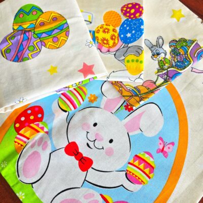 Pachet 4 fete perna Decor Paste, 40x40 cm, crem - imagine 2