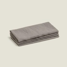 Set 4 suporturi pentru farfurii , bumbac 100% 35x45cm - Gri