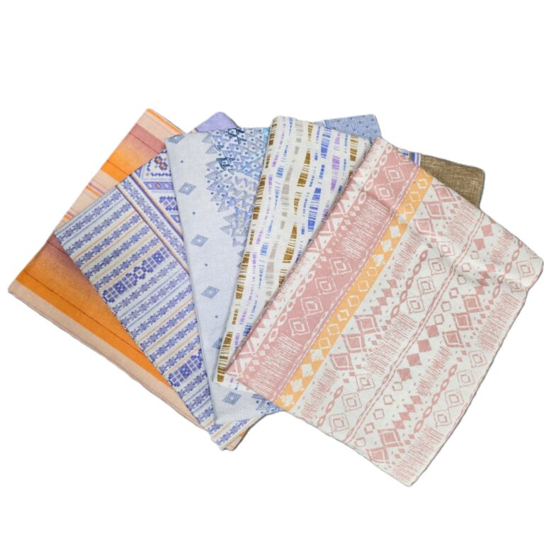 Pachet 5 fete de perna 50x80 cm, 100% bumbac, finet imprimat 03