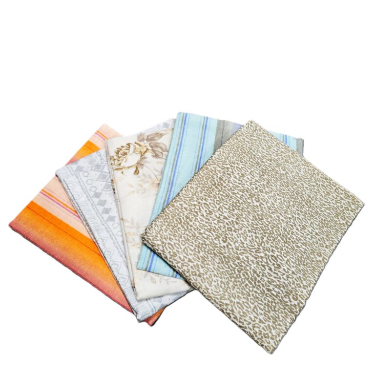 Pachet 5 fete de perna 50x80 cm, 100% bumbac, finet imprimat 06
