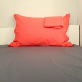 Set 2 Fete de perna Kotonia Home Hotel, 100% bumbac, Olandina color, dimensiunea 50x70 cm, corai