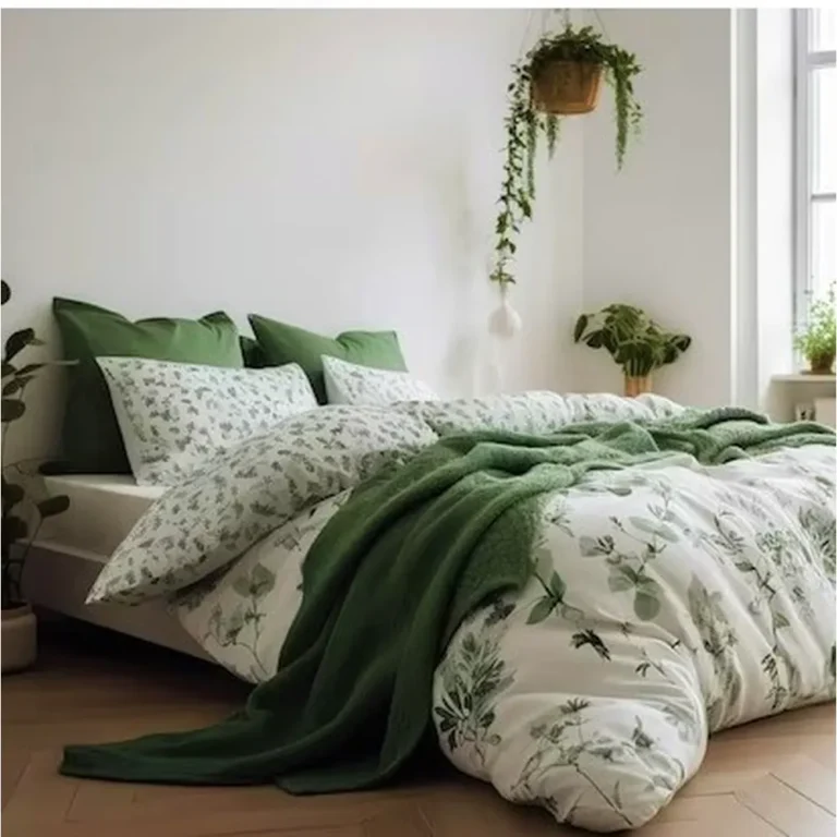 Set 2 Fete de perna Kotonia Home Hotel, 100% bumbac, Olandina color,  dimensiunea 50x70 cm, verde army