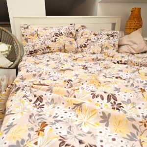 Pachet cearceaf de pat 220x240 + 2 fete de perna 50x70 cm, tesatura clasica neteda, 100% bumbac, 022 - imagine 4