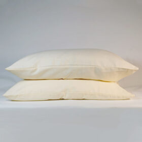 Set 2 Fete de perna Kotonia Home Hotel, 100% bumbac, Olandina color,  dimensiunea 50x70 cm, ivoire
