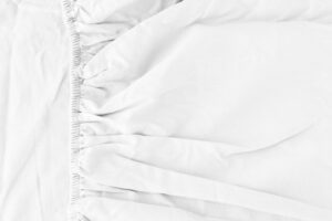 Husa de pat cu elastic, 100% bumbac, ranforce Pakistan, alb - imagine 6