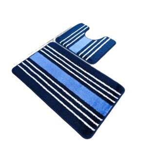 Set 2 covorase baie - cu membrana antiderapanta, 100% fibre sintetice, Sandy Lyuba - imagine 4