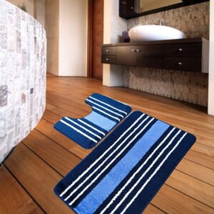 Set 2 covorase baie - cu membrana antiderapanta, 100% fibre sintetice, Sandy Lyuba - imagine 7