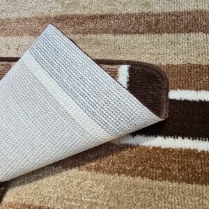 Set 2 covorase baie - cu membrana antiderapanta, 100% fibre sintetice, Sandy Adda - imagine 5