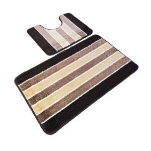 Set 2 covorase baie - cu membrana antiderapanta, 100% fibre sintetice, Sandy Galina - imagine 7