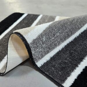 Set 2 covorase baie - cu membrana antiderapanta, 100% fibre sintetice, Sandy Jolanka - imagine 4