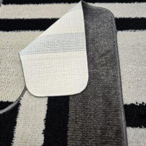 Set 2 covorase baie - cu membrana antiderapanta, 100% fibre sintetice, Sandy Criptik - imagine 4