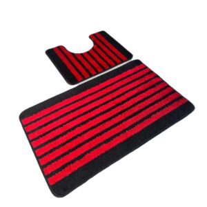 Set 2 covorase baie - cu membrana antiderapanta, 100% fibre sintetice, Sandy Larissa - imagine 3