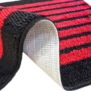 Set 2 covorase baie - cu membrana antiderapanta, 100% fibre sintetice, Sandy Larissa - imagine 2