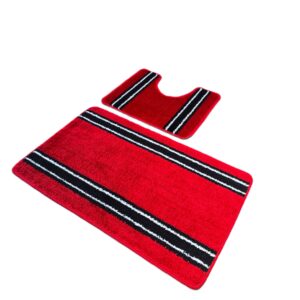 Set 2 covorase baie - cu membrana antiderapanta, 100% fibre sintetice, Sandy Fungy - imagine 4