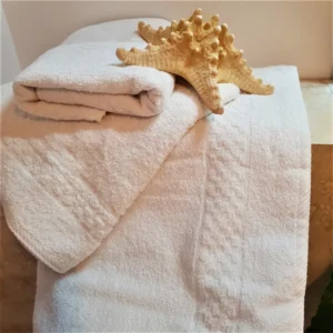 Prosop baie Kotonia Home Caro - 100% bumbac, alb