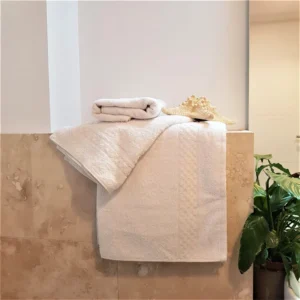 Prosop baie Kotonia Home Caro - 100% bumbac, alb - imagine 5