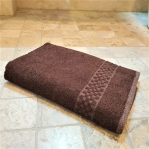 Prosop baie Kotonia Home Caro - 100% bumbac, maro - imagine 8