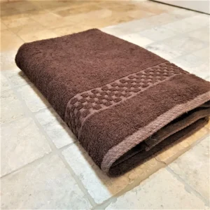Prosop baie Kotonia Home Caro - 100% bumbac, maro - imagine 7
