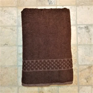 Prosop baie Kotonia Home Caro - 100% bumbac, maro - imagine 4