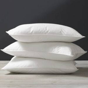 Perna pentru dormit Kotonia Home - 50x70 cm, 600 g/mp puf siliconizat, alba - imagine 3