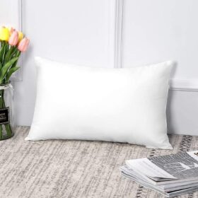 Perna pentru dormit Kotonia Home - 50x70 cm, 600 g/mp puf siliconizat, alba