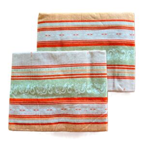 Set 2 Fete de perna Kotonia Home, 100% bumbac, finet color, dimensiunea 50x80 cm, 09