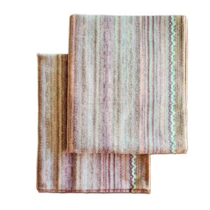 Set 2 Fete de perna Kotonia Home, 100% bumbac, finet color, dimensiunea 50x80 cm, 11 - imagine 3