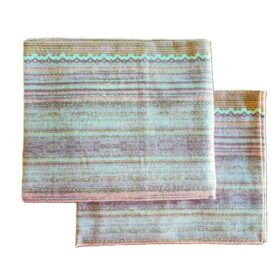 Set 2 Fete de perna Kotonia Home, 100% bumbac, finet color, dimensiunea 50x80 cm, 11