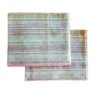 Set 2 Fete de perna Kotonia Home, 100% bumbac, finet color, dimensiunea 50x80 cm, 11