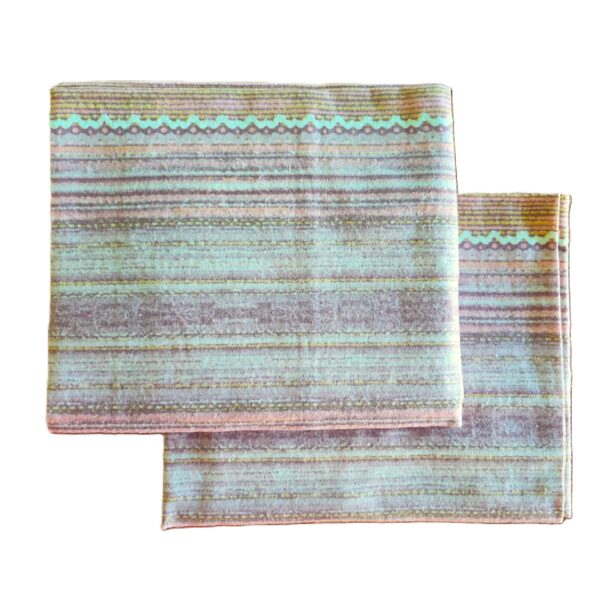 Set 2 Fete de perna Kotonia Home, 100% bumbac, finet color, dimensiunea 50x80 cm, 11