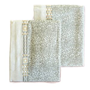 Pachet 4 Fete de perna Kotonia Home, 100% bumbac, finet color, dimensiunea 50x80 cm, S19
