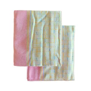 Set 2 Fete de perna Kotonia Home, 100% bumbac, finet color, dimensiunea 50x80 cm, 08 - imagine 3