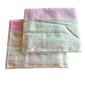 Set 2 Fete de perna Kotonia Home, 100% bumbac, finet color, dimensiunea 50x80 cm, 08