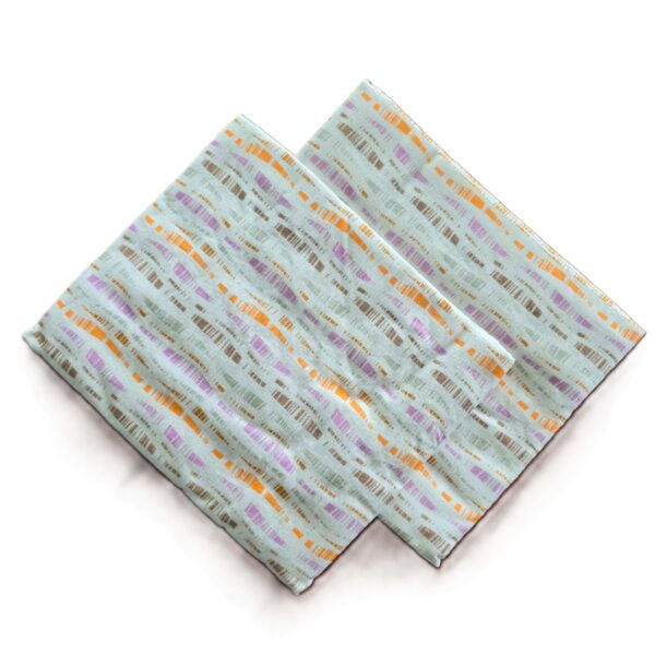 Set 2 Fete de perna Kotonia Home, 100% bumbac, finet color, dimensiunea 50x80 cm, 25
