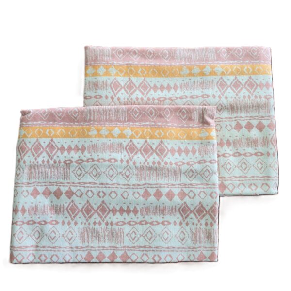 Set 2 Fete de perna Kotonia Home, 100% bumbac, finet color, dimensiunea 50x80 cm, 29