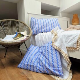 Set 2 Fete de perna Kotonia Home, 100% bumbac, finet color, dimensiunea 50x80 cm, 02