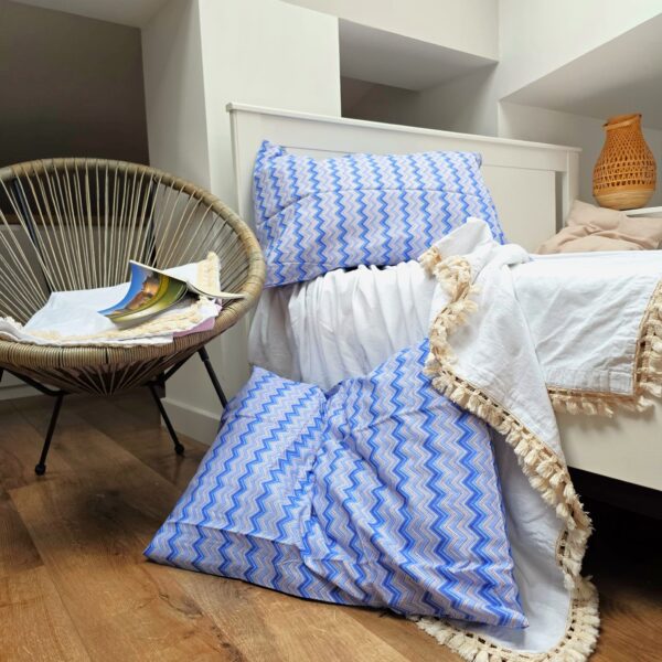 Set 2 Fete de perna Kotonia Home, 100% bumbac, finet color, dimensiunea 50x80 cm, 02