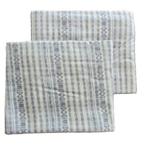 Set 2 Fete de perna Kotonia Home, 100% bumbac, finet color, dimensiunea 50x80 cm, 34