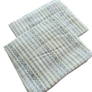 Set 2 Fete de perna Kotonia Home, 100% bumbac, finet color, dimensiunea 50x80 cm, 34 - imagine 3