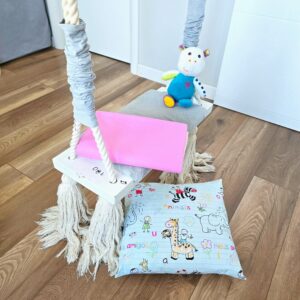 Pachet patut Kotonia Home Bebe - ranforce, 100 % bumbac, cearceaf pat si husa cu elastic, decor jucarii - imagine 5