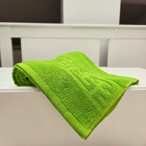 Prosop baie Greek Border Jacquard Plush Luxury - 100% Bumbac, 500g/mp, verde