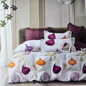 Lenjerie finet gros 3D Noa XXL - 6 piese, decor floral 11