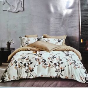 Lenjerie finet gros 3D Noa XXL - 6 piese, decor floral 13